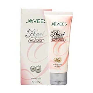Jovees Pearl Whitening Face Scrub, 60 gm